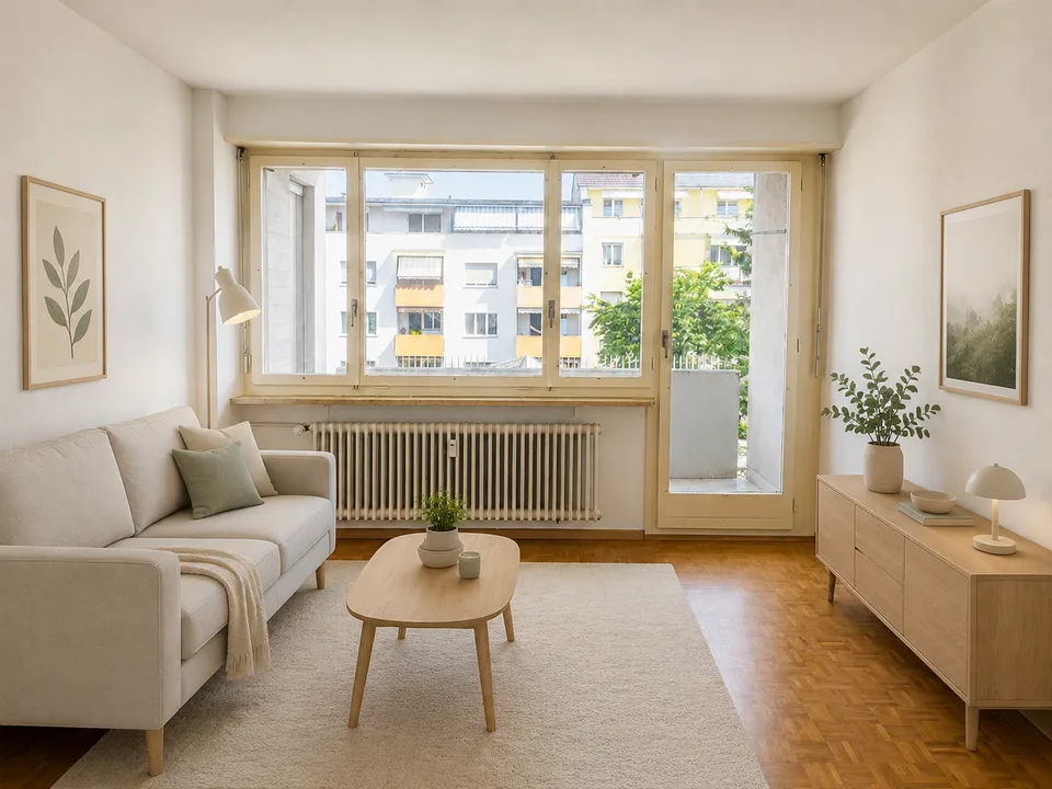 Helle 2-Zimmer-Wohnung mit Balkon im beliebten Matthäusquartier