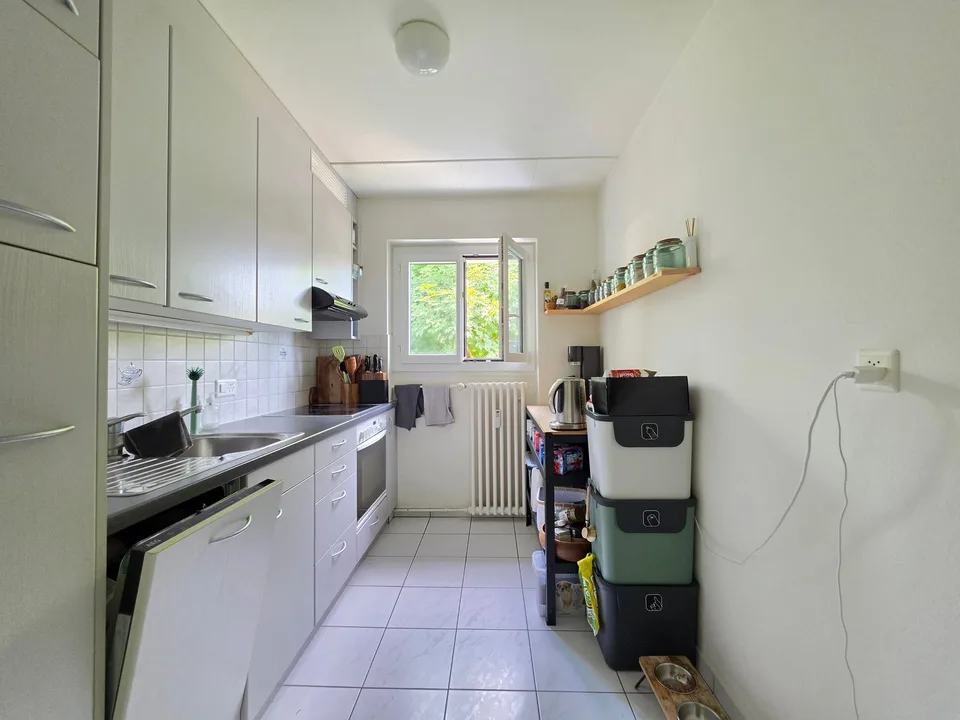 Appartamento di 3,5 locali ben curato con balcone a Nidau!