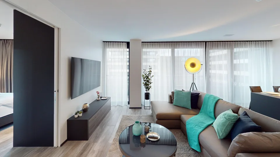 Wohnung mit Balkon – Mindestmietdauer 1 Monat – photo 6 sur 23