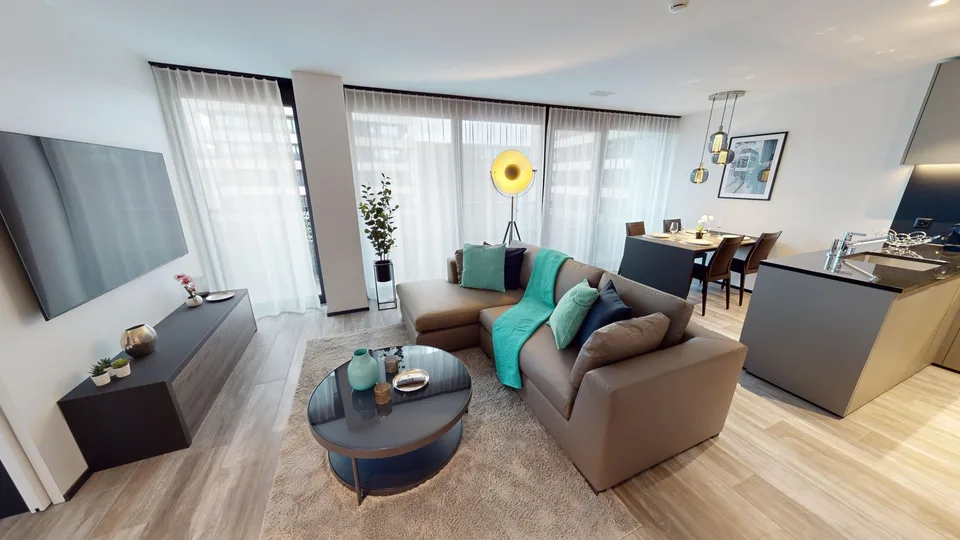 Wohnung mit Balkon – Mindestmietdauer 1 Monat