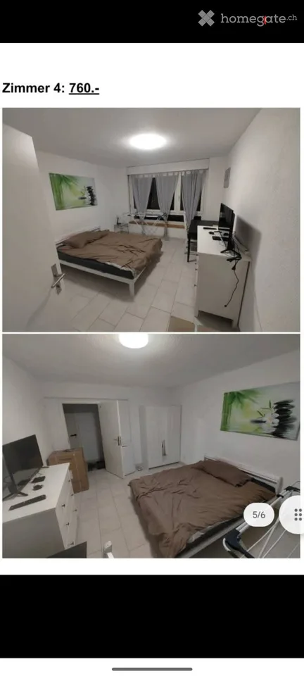 Diverses chambres meublées à louer