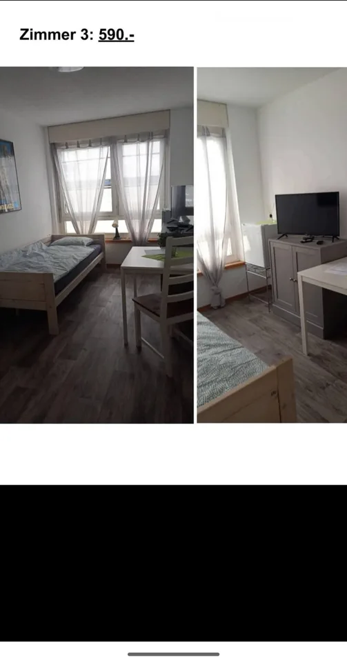 Diverses chambres meublées à louer