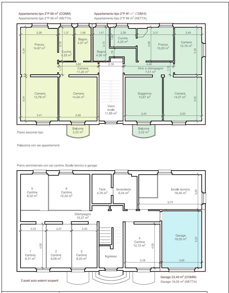 Résidence de 6 appartements à rénover
