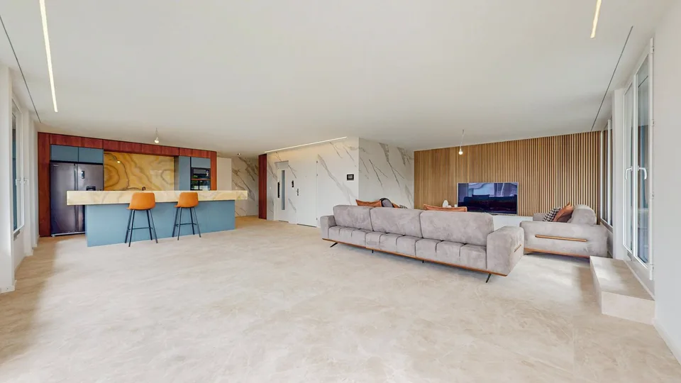 Exklusive Attika-Residenz mit 133 m² Südterrasse & hochwertiger Totalsanierung in Muri bei Bern – Foto 6 von 15