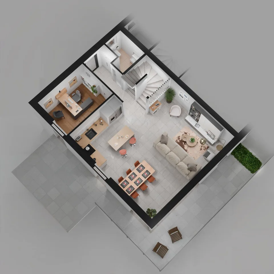 Construction de 2 villas avec une magnifique vue
