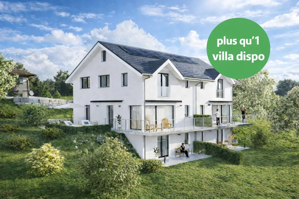 Construction de 2 villas avec une magnifique vue