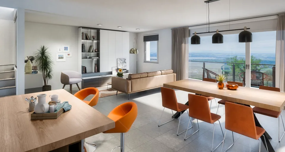Construction de 2 villas avec une magnifique vue