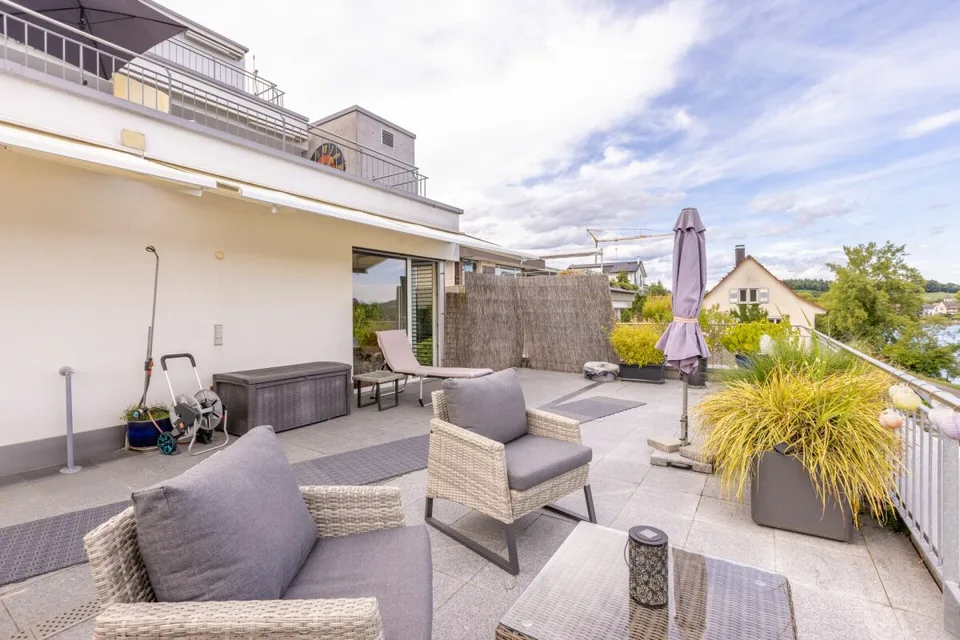Appartamento esclusivo di 5,5 locali con terrazza - vista premium sul Reno a Büsingen am Hochrhein – foto 8 di 30