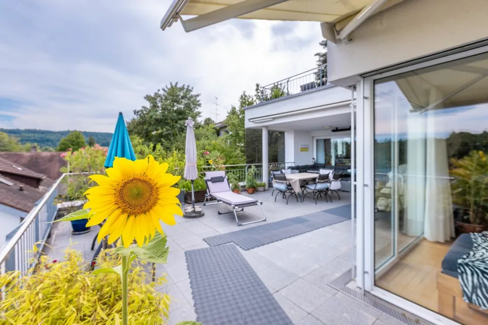 Appartamento esclusivo di 5,5 locali con terrazza - vista premium sul Reno a Büsingen am Hochrhein – foto 14 di 30