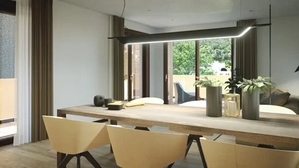 Appartamento 3,5 locali, nuovo, terrazza e giardino nel centro di Martigny