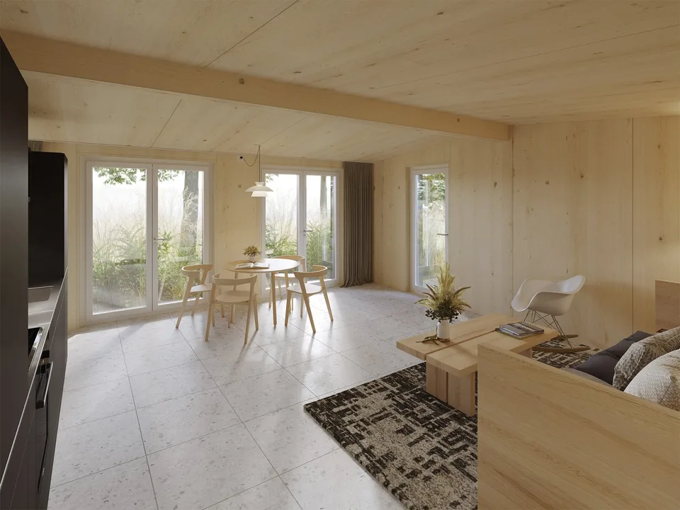 Casa minuscola chiavi in mano per la tua residenza permanente al Moossee