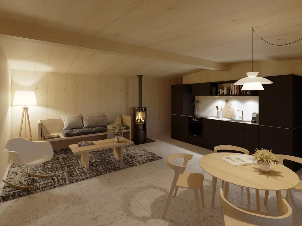 Casa minuscola chiavi in mano per la tua residenza permanente al Moossee