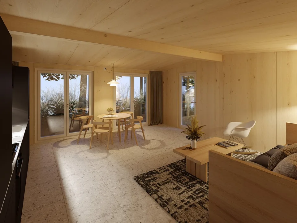 Casa minuscola chiavi in mano per la tua residenza permanente al Moossee