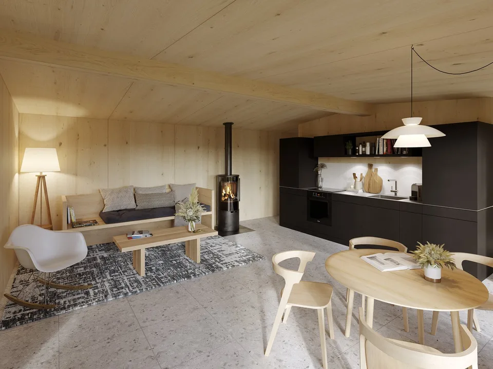 Casa minuscola chiavi in mano per la tua residenza permanente al Moossee