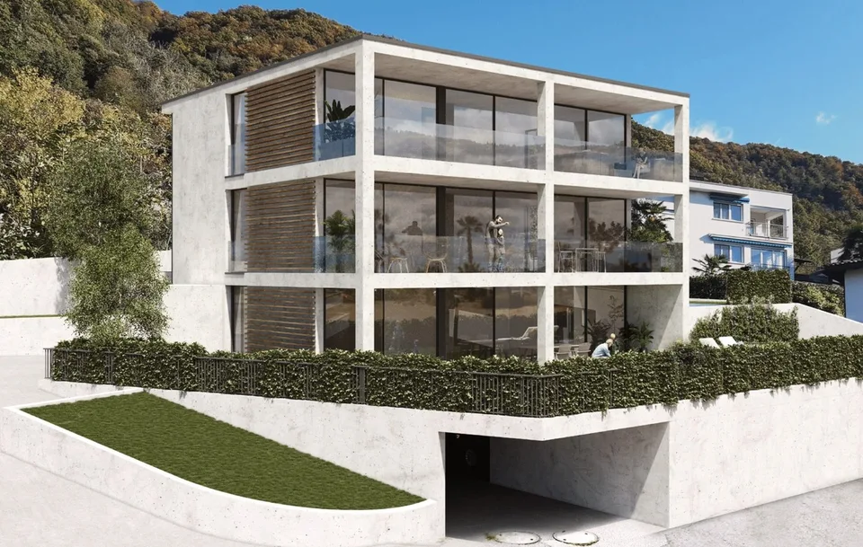 Schönes Apartment mit Garten in Bissone