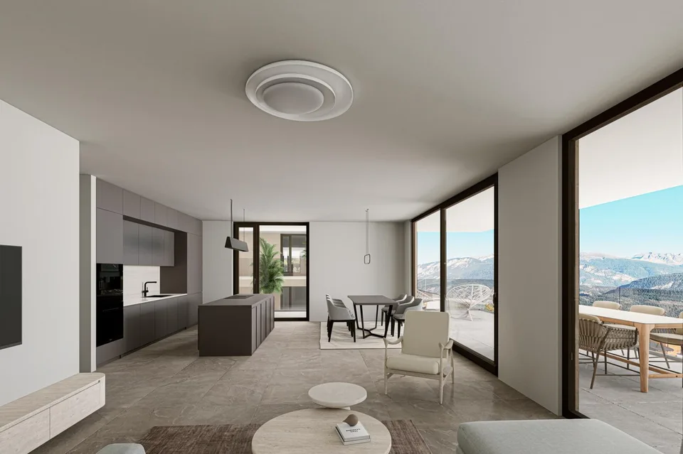 APPARTAMENTO 5,5 LOCALI 1° PIANO A CHERMIGNON D'EN HAUT