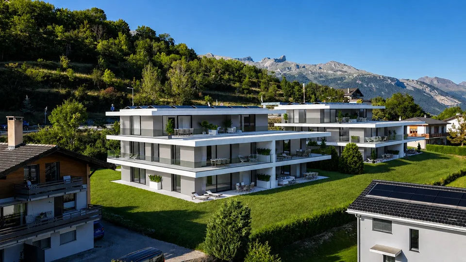 APPARTAMENTO 5,5 LOCALI 1° PIANO A CHERMIGNON D'EN HAUT