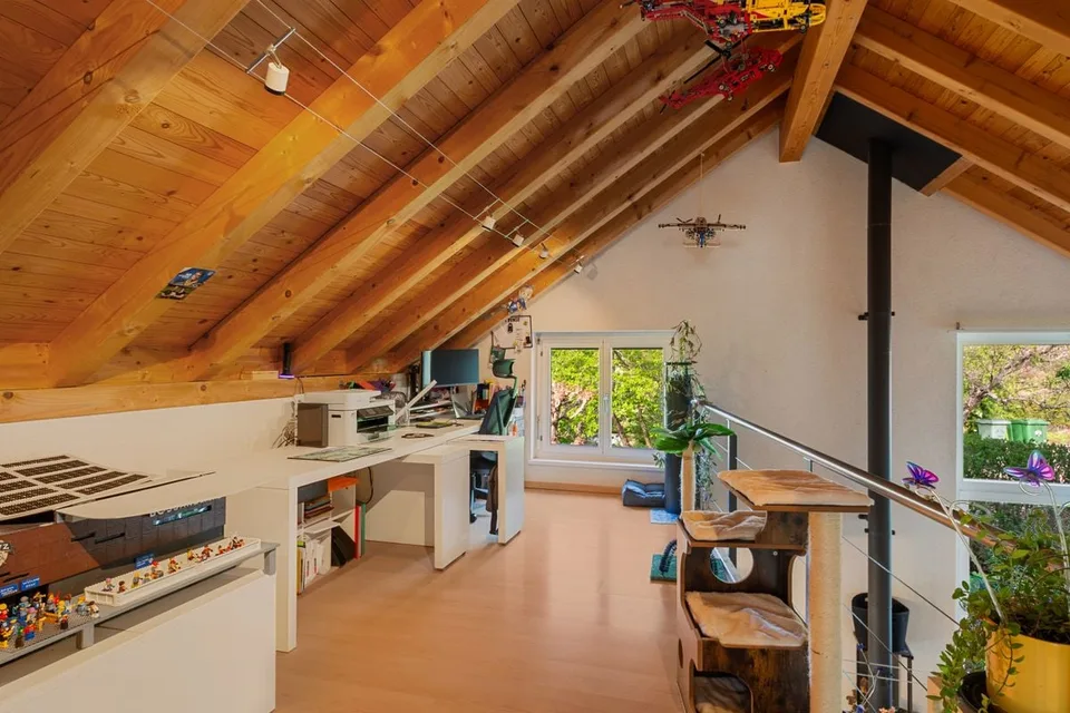 Charmante maison individuelle avec grand jardin et vue dégagée