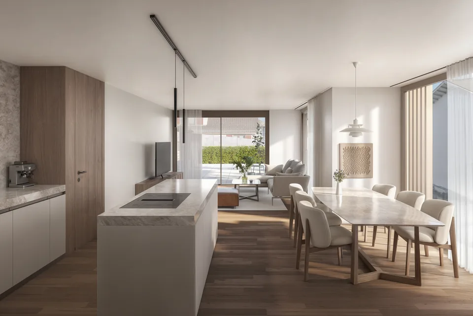 Neubau Résidence Épuré |  Stilvolle 3.5-Zimmer-Wohnung