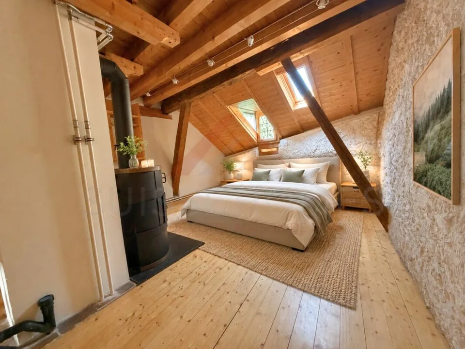 Coup de coeur à Romainmôtier - Duplex lumineux de 130 m² avec beaucoup de charme