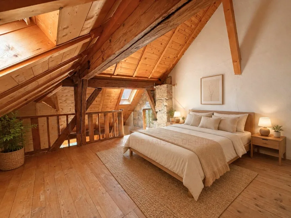 Colpo di fulmine a Romainmôtier - Duplex luminoso di 130 m² con molto charme