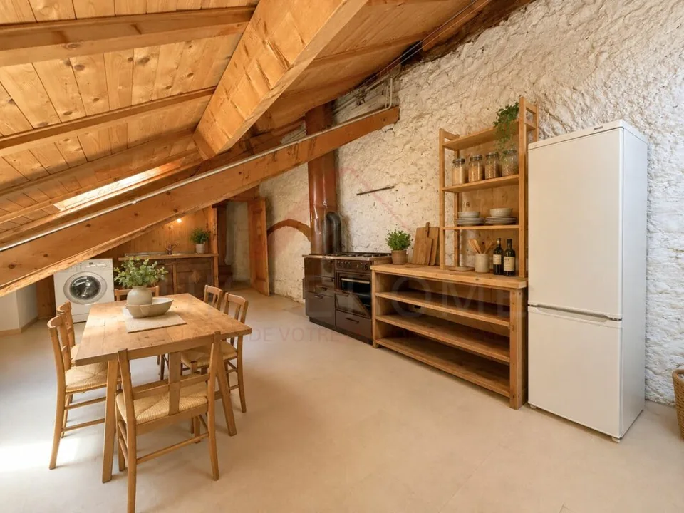Colpo di fulmine a Romainmôtier - Duplex luminoso di 130 m² con molto charme
