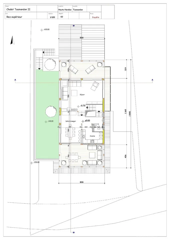 Terrain, 912 m2, pour bâtir une résidence principale près du centre