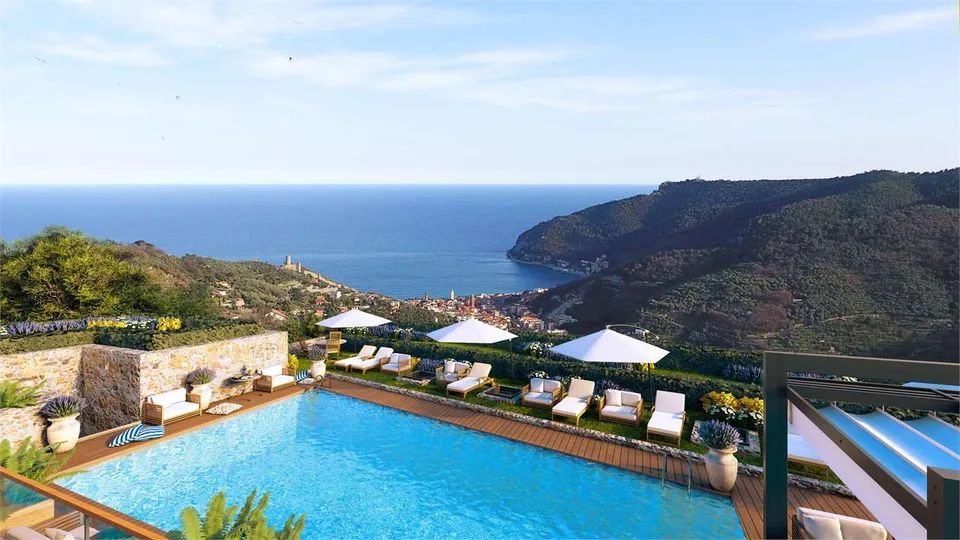 ATTICO VISTA MARE PANORAMICA CON PISCINA E SPA