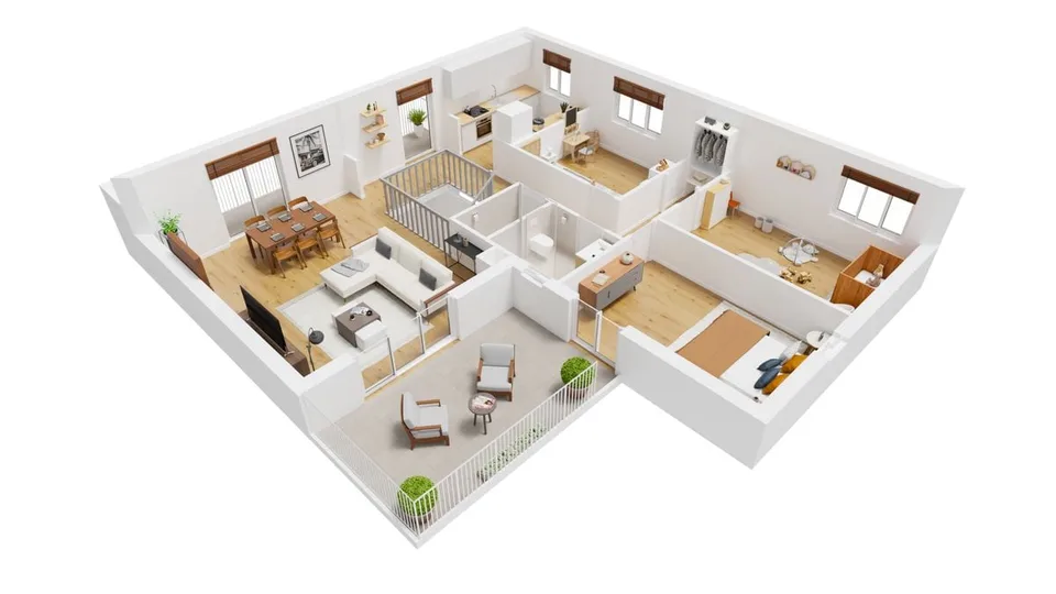 4 Zimmer Wohnung in Delémont – Foto 7 von 8