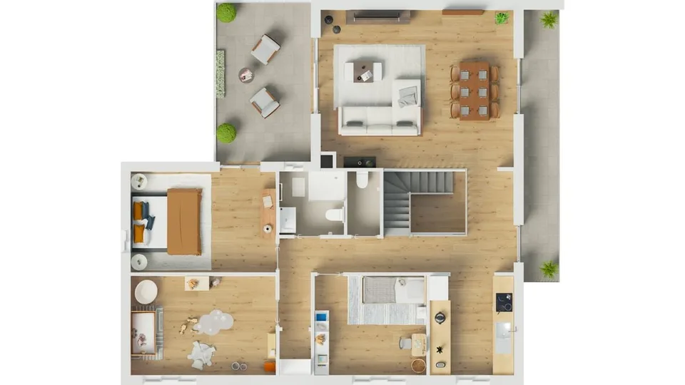 4 Zimmer Wohnung in Delémont – Foto 8 von 8