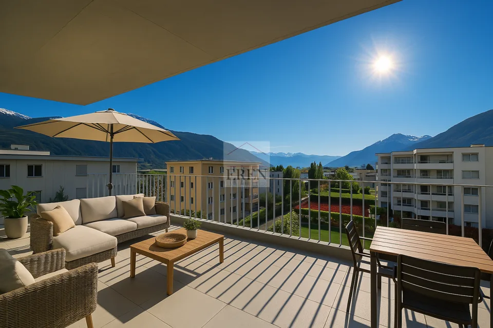 Résidence Palladio à Conthey : Appartements neufs haut de gamme du studio à l'attique 4,5 pièces