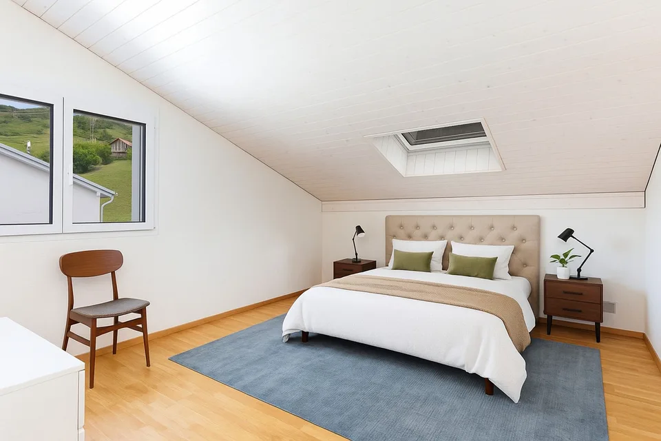 Attic of 4.5 rooms with breathtaking view