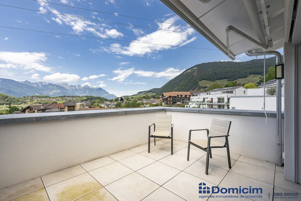Attic of 4.5 rooms with breathtaking view