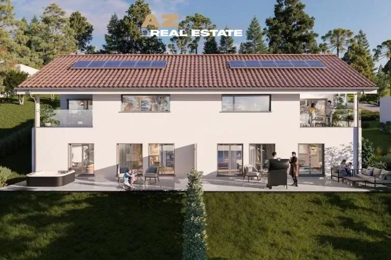 Contemporary villa with lake view in Villars-Burquin