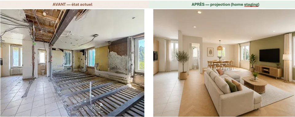 Cressier – Ein Immobilienprojekt, das enthüllt werden muss: Einzelvilla oder zwei unabhängige Wohnungen