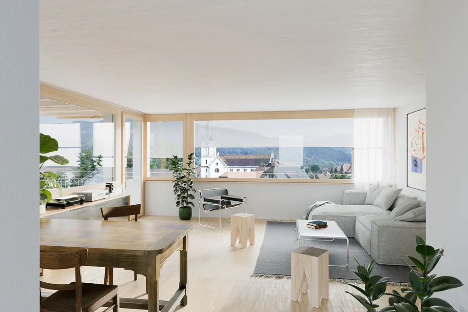 4.5 Zimmer Wohnung in Plaffeien – Foto 6 von 7