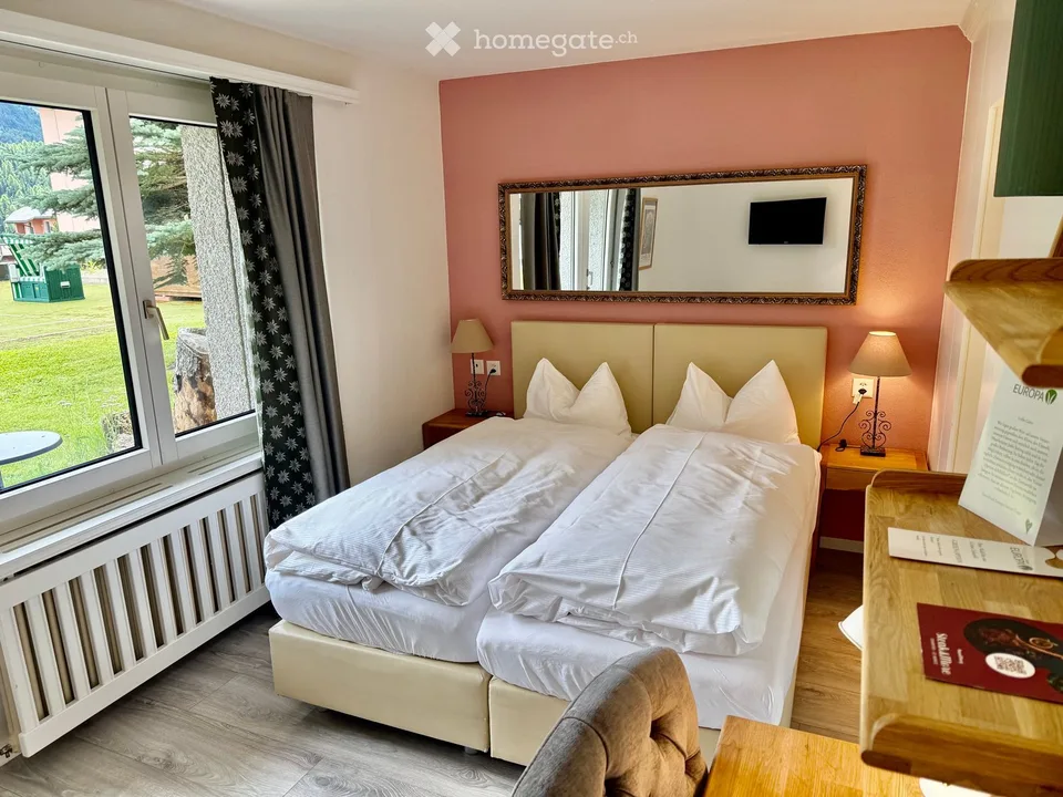 Gemütliche möblierte 1-Zimmer-Wohnung in Champfèr