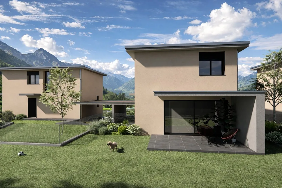 NUOVO PROGETTO: Moderna casa unifamiliare 4.5 locali con giardino