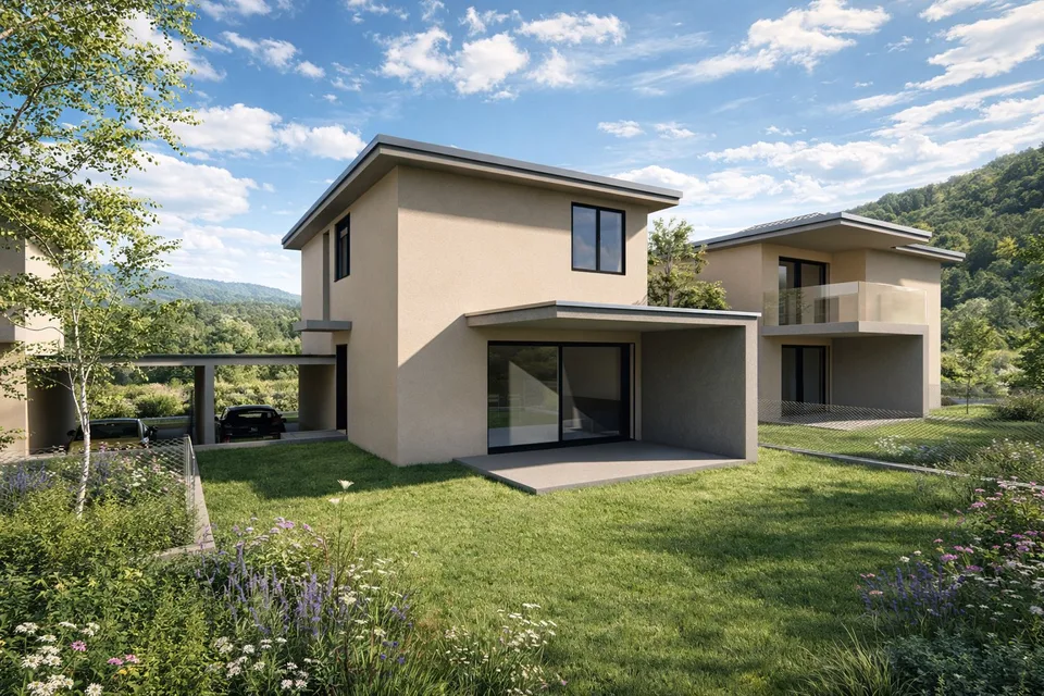 NUOVO PROGETTO: Moderna casa unifamiliare 4.5 locali con giardino