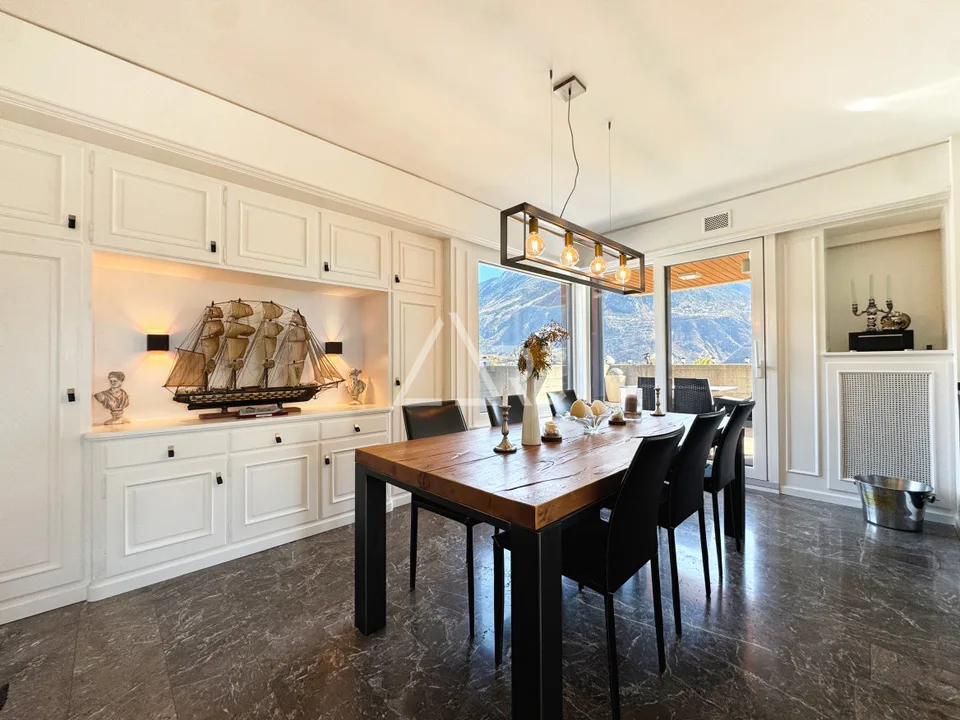 DUPLEX D'EXCEPTION DE 8.5 PIÈCES AVEC ASCENSEUR PRIVATIF ET VUE PANORAMIQUE À SIERRE