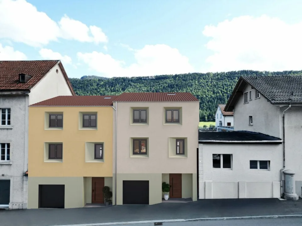 St-Imier, neuwertiges Reihenhaus mit 5.5 Zimmern