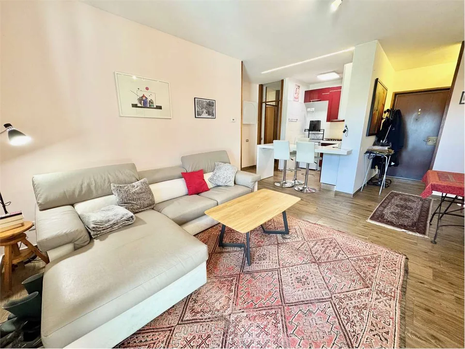Dreizimmerwohnung mit Garten, großer Terrasse und Seeblick