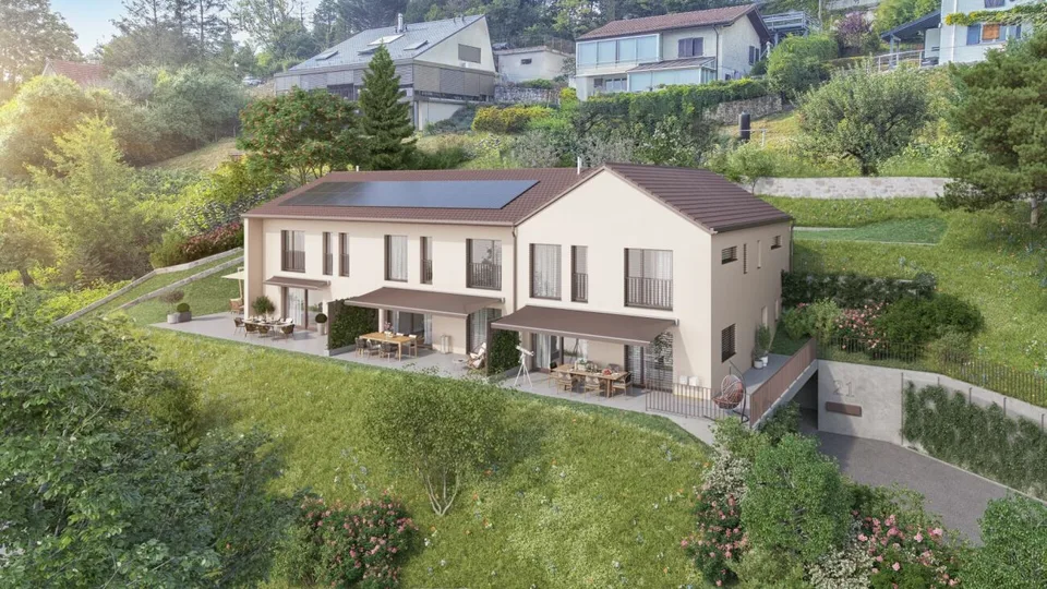 Villa jumelle de 5.5 pièces avec vue panoramique