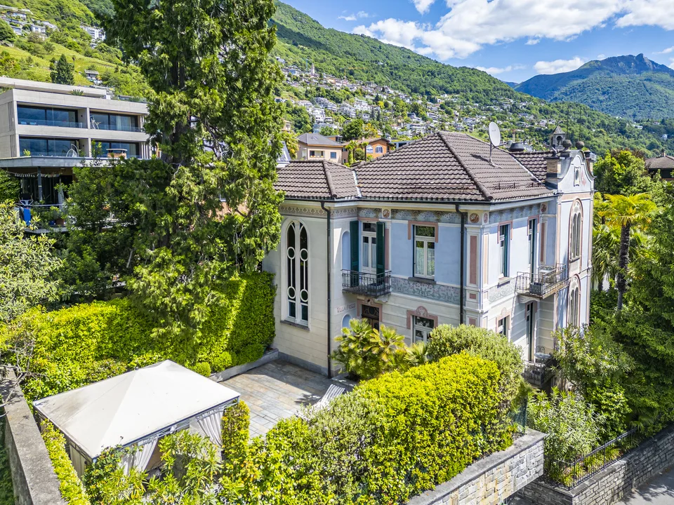 Villa Frisco | Affascinante Villa d'Epoca con Vista Lago a Minusio – Foto 7 von 13