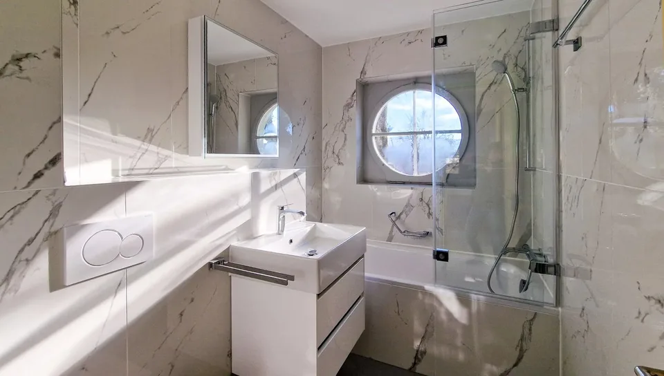 Duplex 6.5 rooms with splendid garden and terraces in an architect's fully renovated villa, 300 m from LEB train station in Bercher – photo 13 of 13
