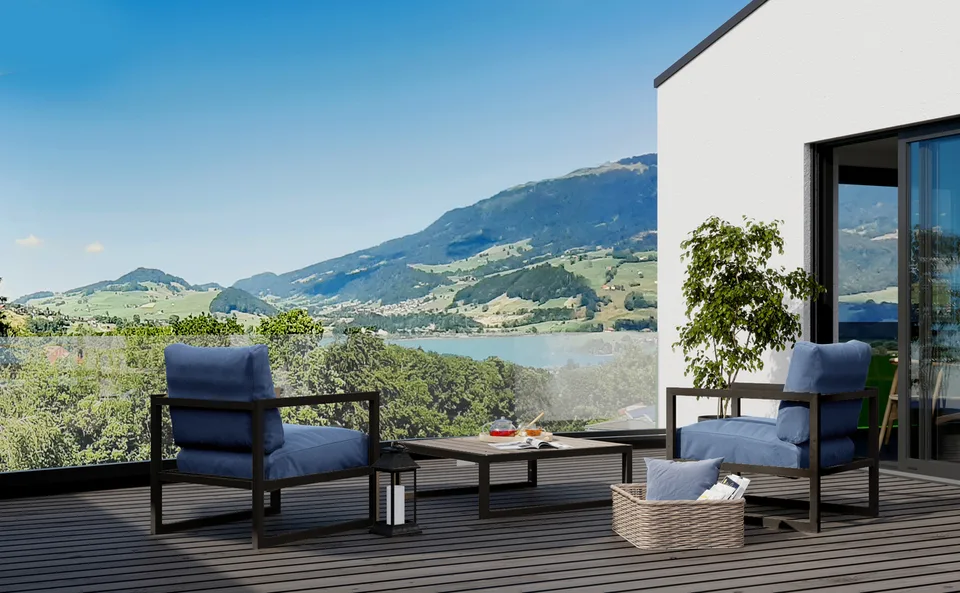 Geräumiges Dreispänner-Apartment mit 5.5 Zimmern in Sorens