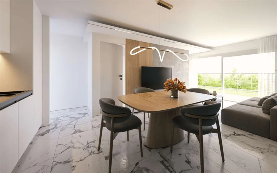 Moderne 2.5-Zimmer-Wohnung mit privatem Garten, freier Aussicht und Parkplatz inklusive