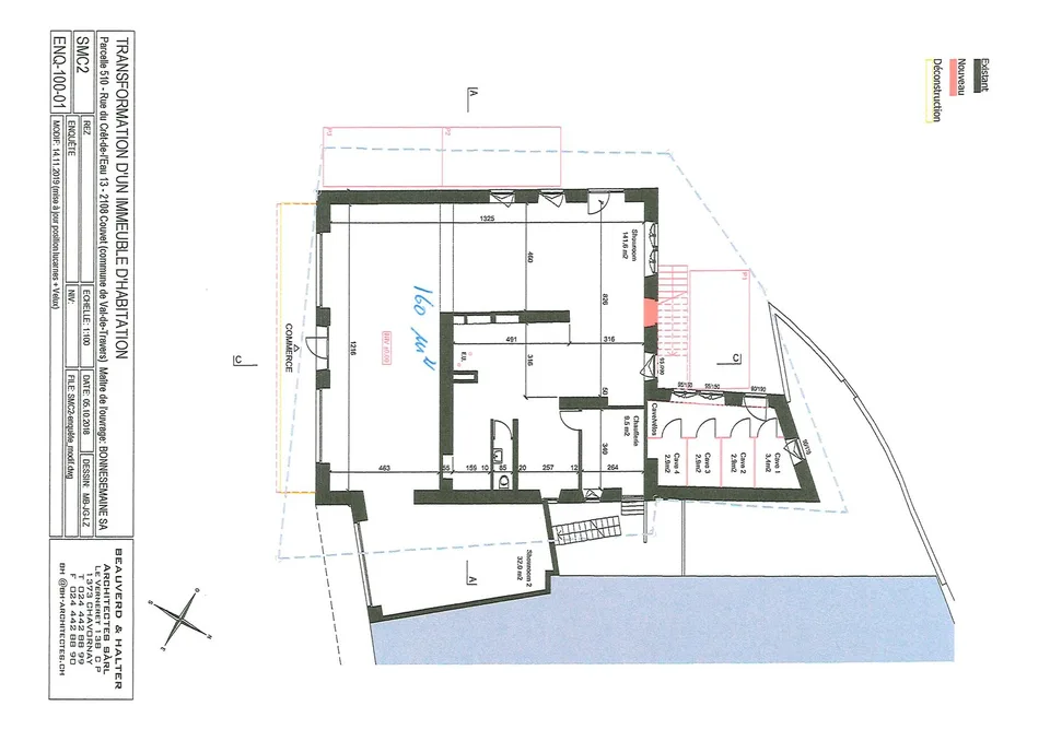 Charmantes Haus renoviert in Couvet mit Balkon und Parkplatz 13, Couvet - Mischgebäude zu verkaufen
