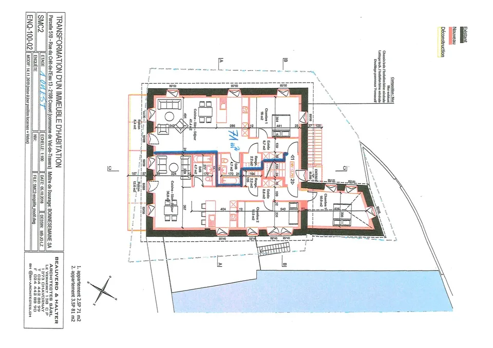 Charmantes Haus renoviert in Couvet mit Balkon und Parkplatz 13, Couvet - Mischgebäude zu verkaufen