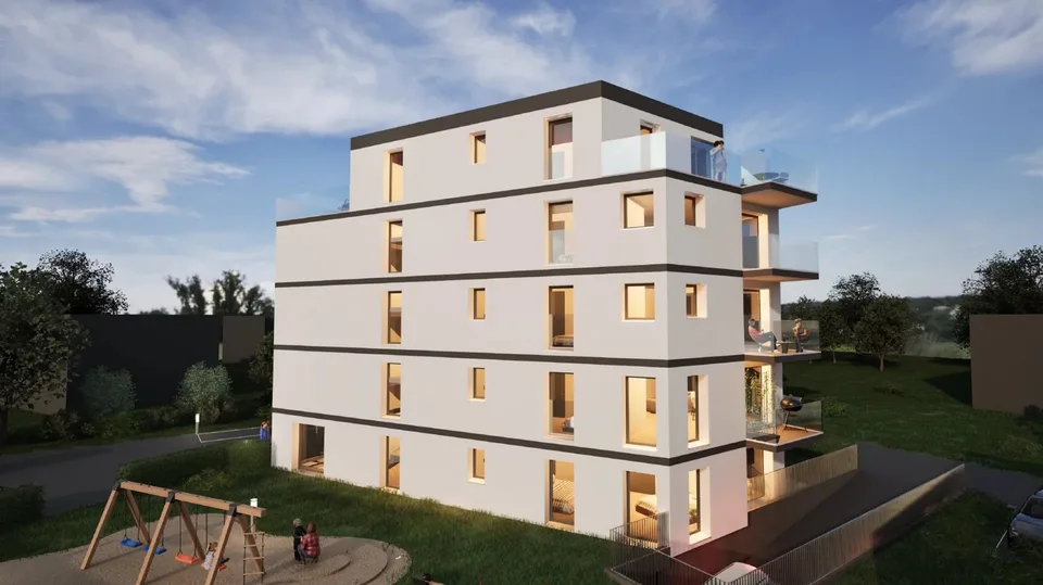 Wohnung 3.5 Zimmer mit Balkon Südost-Ausrichtung in Saxon
